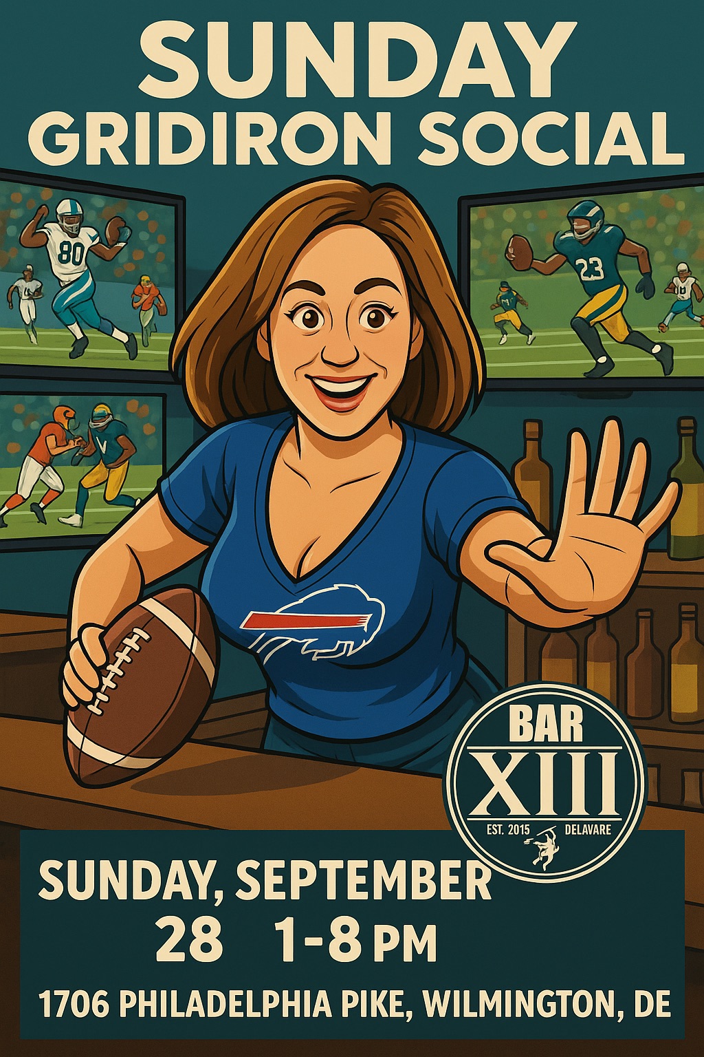 sunday football bar xiii wilmington