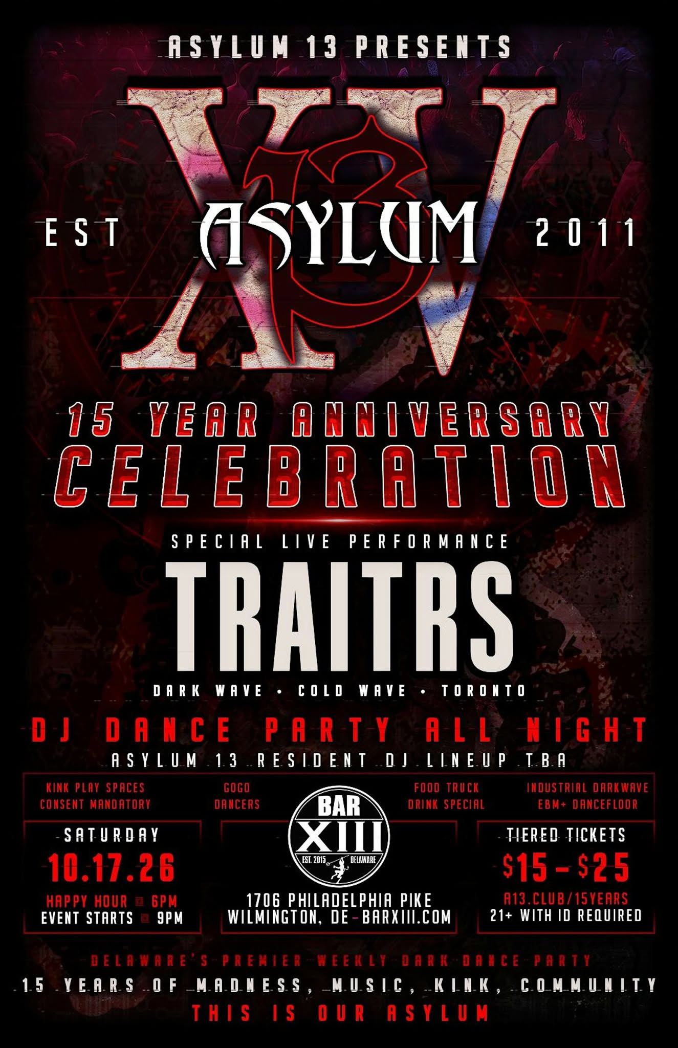 15 years asylum